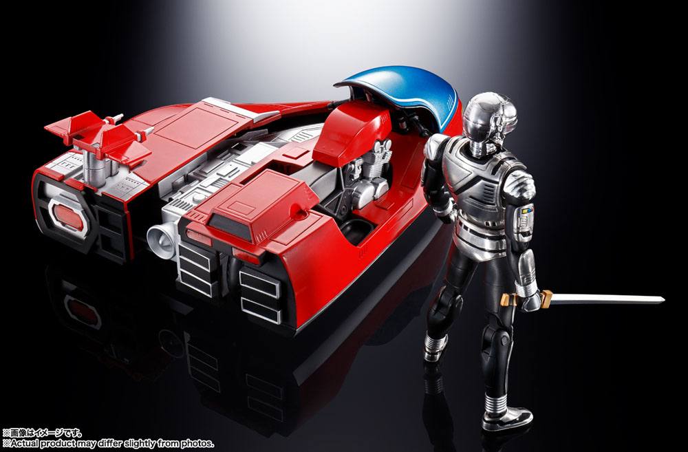 Space Sheriff Gavan Chogokin Diecast Action Figure Space Sheriff Gavan &amp; Sybarian 10 cm