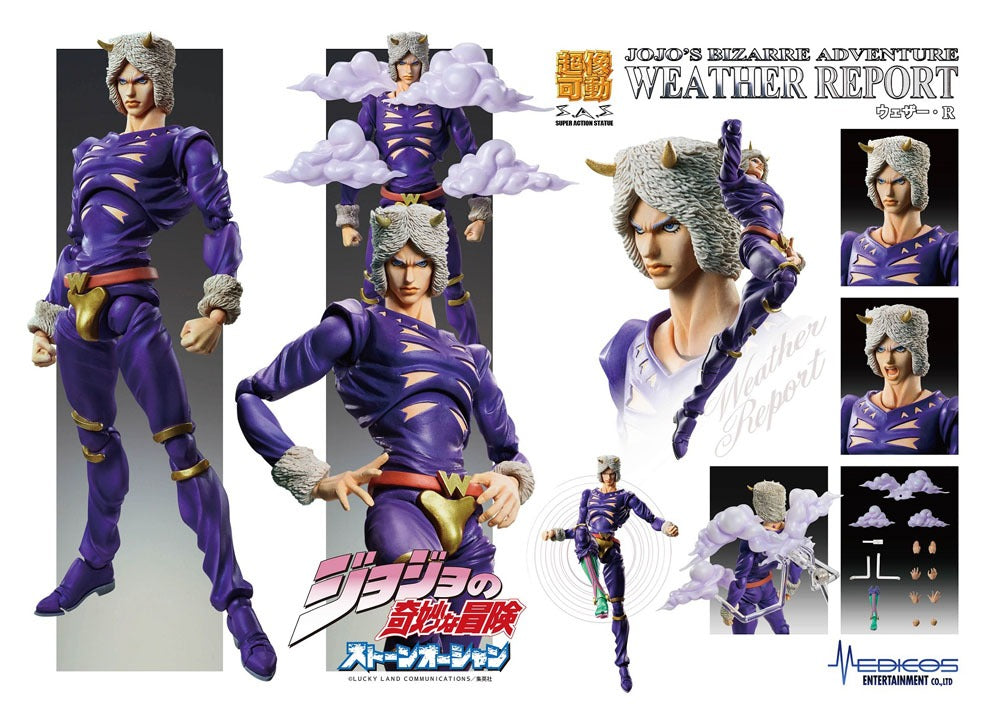 JoJo&#39;s Bizarre Adventure Part6 Stone Ocean Action Figure Chozokado (Weather R) 16 cm