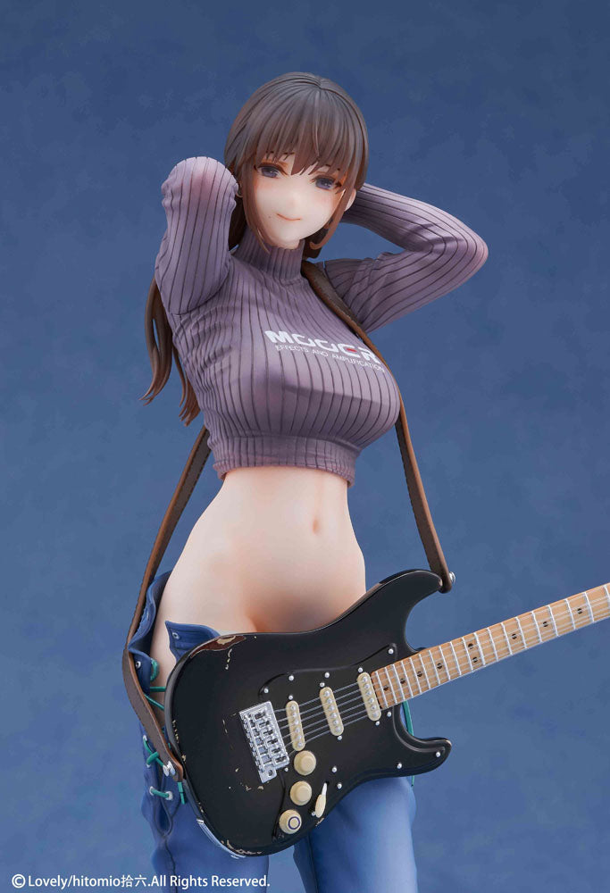 Original Character PVC 1/7 Guitar Girl Illustrated by Hitomio16 25 cm