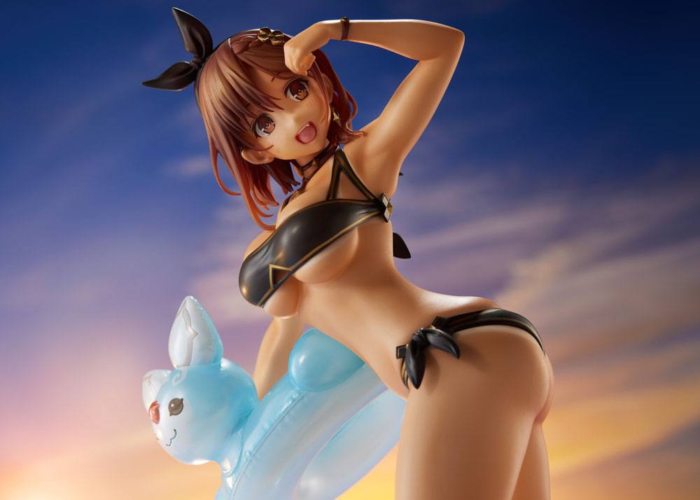 Atelier Ryza 2 Lost Legends &amp; The Secret Fairy PVC Statue 1/6 Ryza Black Swimwear Tanned Ver. 27 cm