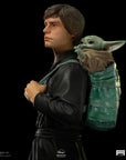 Star Wars Book of Boba Fett Art Scale Statue 1/10 Luke Skywalker & Grogu Training 20 cm