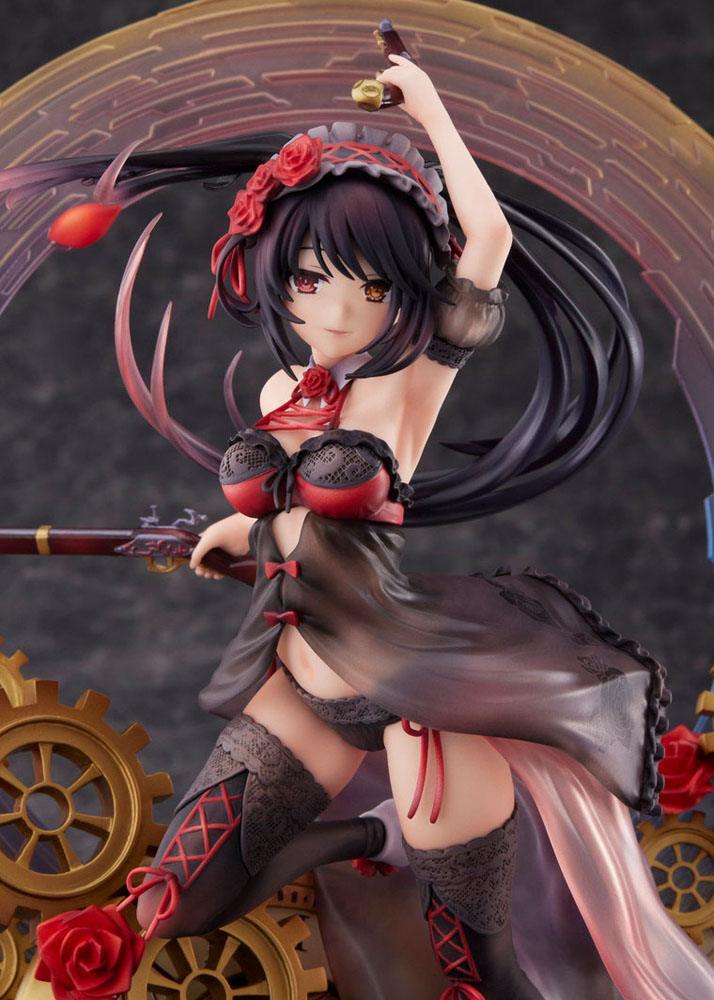 Date A Live IV PVC Statue 1/7 Kurumi Tokisaki Lingerie Swimwear Ver. 27 cm