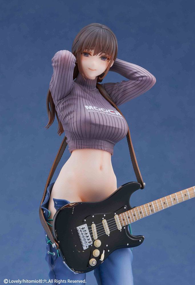 Original Character PVC 1/7 Guitar Girl Illustrated by Hitomio16 Deluxe Ver. 25 cm