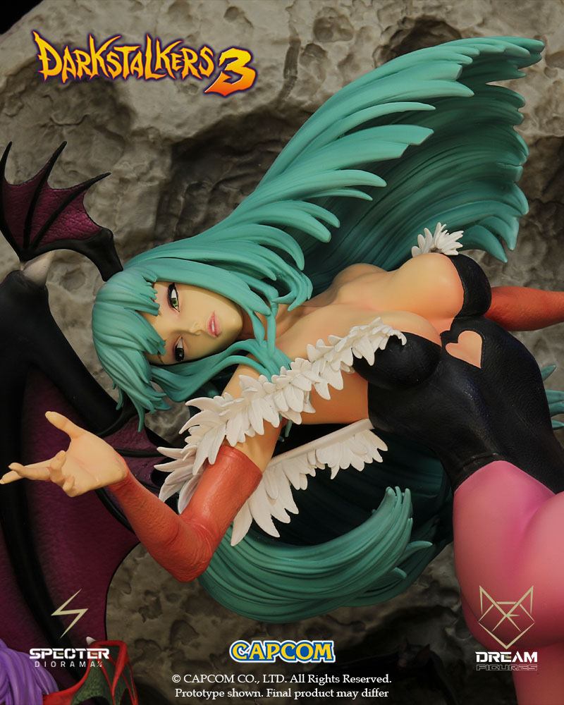 Darkstalkers 3 Specter Diorama 1/6 Morrigan &amp; Lilith 47 cm