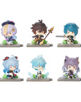 Genshin Impact Battle Scene Collection Mini Figures 6-Pack Liyue Edition 6 cm