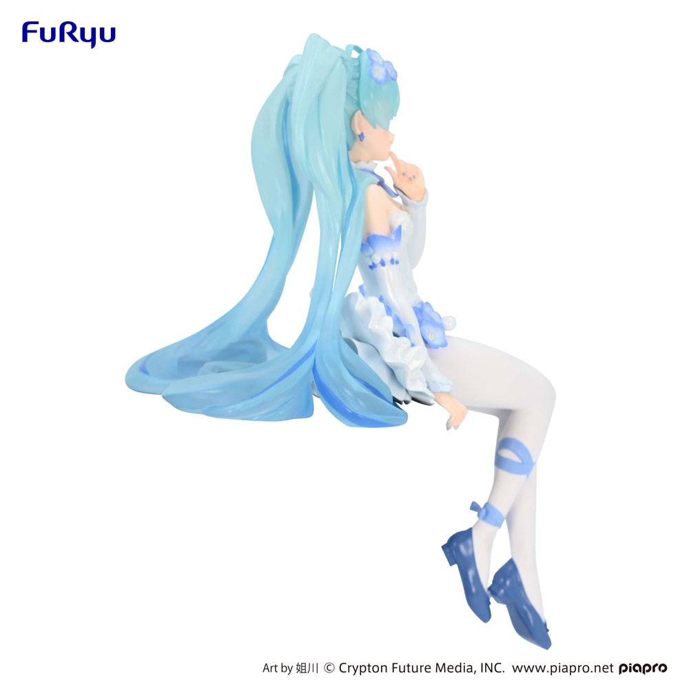 Hatsune Miku Noodle Stopper PVC Statue Hatsune Miku / Flower Fairy Nemophila Ver. 15 cm