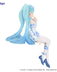 Hatsune Miku Noodle Stopper PVC Statue Hatsune Miku / Flower Fairy Nemophila Ver. 15 cm