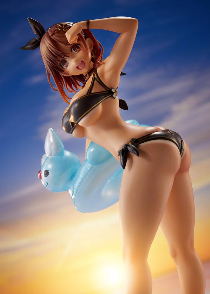 Atelier Ryza 2 Lost Legends &amp; The Secret Fairy PVC Statue 1/6 Ryza Black Swimwear Tanned Ver. 27 cm