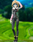 Rebuild of Evangelion Pop Up Parade PVC Statue Rei Ayanami Tentative Name Farming Ver. 17 cm