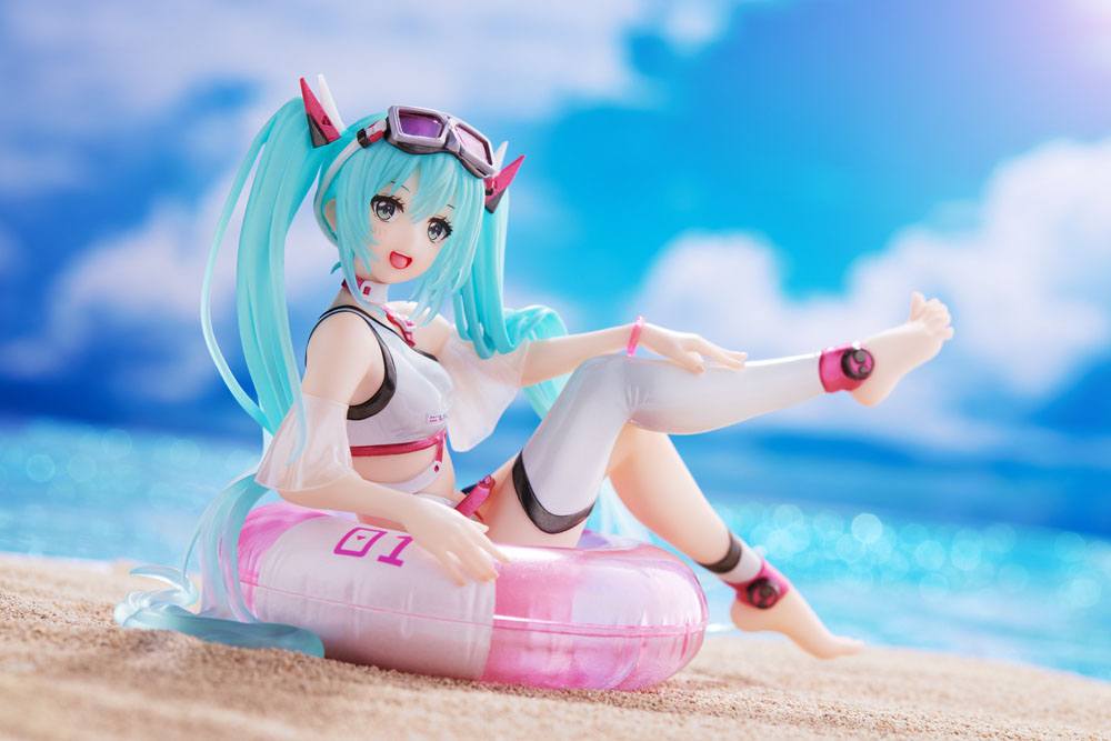 Hatsune Miku Wonderland PVC Statue Hatsune Miku Aqua Float Girls 18 cm