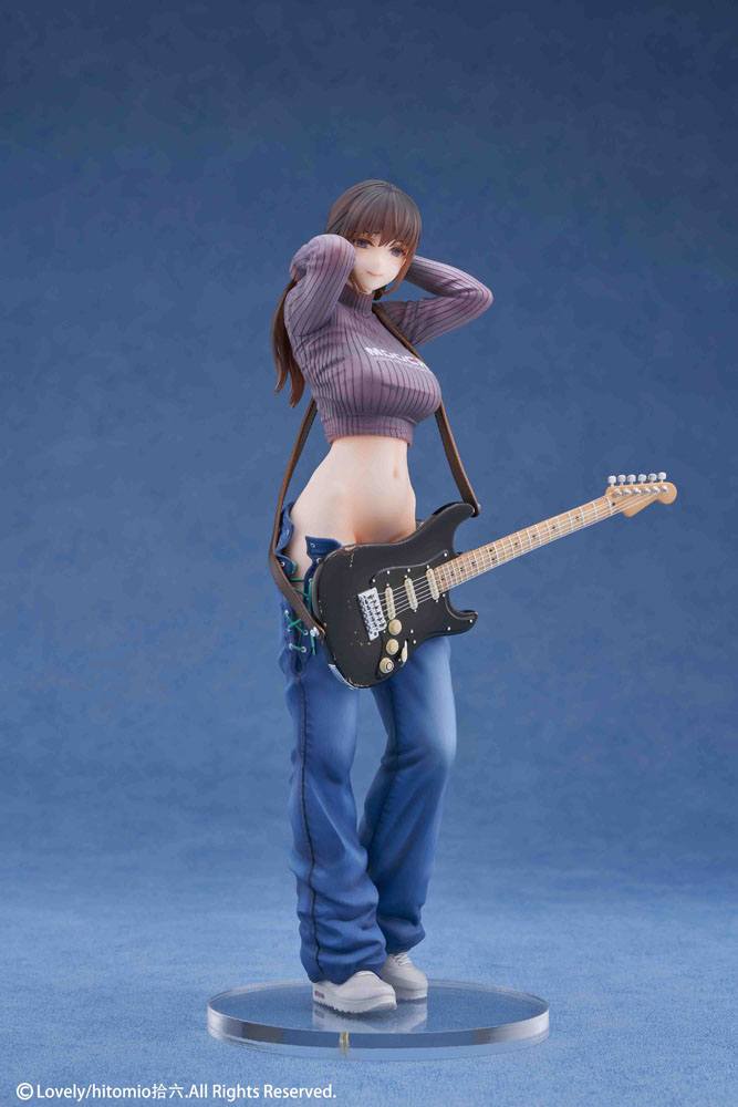 Original Character PVC 1/7 Guitar Girl Illustrated by Hitomio16 Deluxe Ver. 25 cm