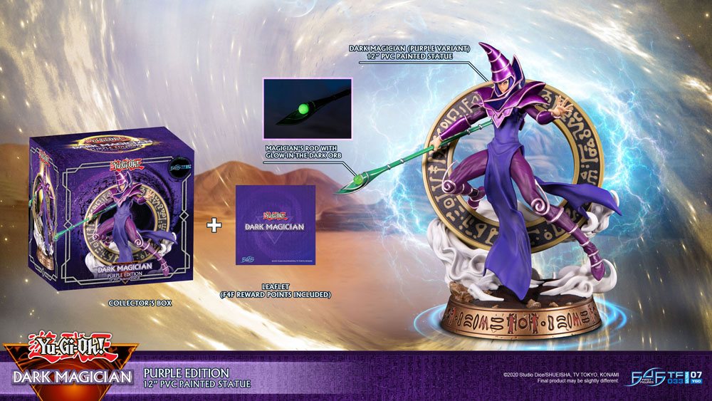 Yu-Gi-Oh! - Dark Magician Purple Version 29 cm