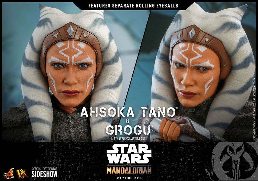 Star Wars The Mandalorian - Ahsoka Tano &amp; Grogu - 2-Pack Action Figure 29 cm 