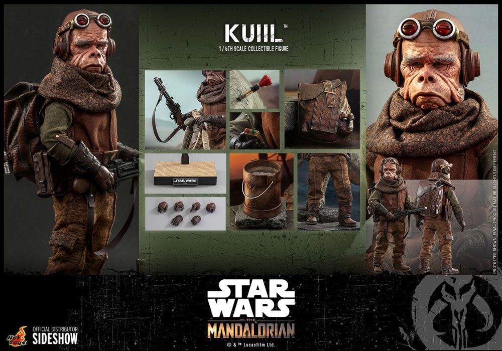 Star Wars The Mandalorian - Kuiil - 1/6 Action Figure 25 cm