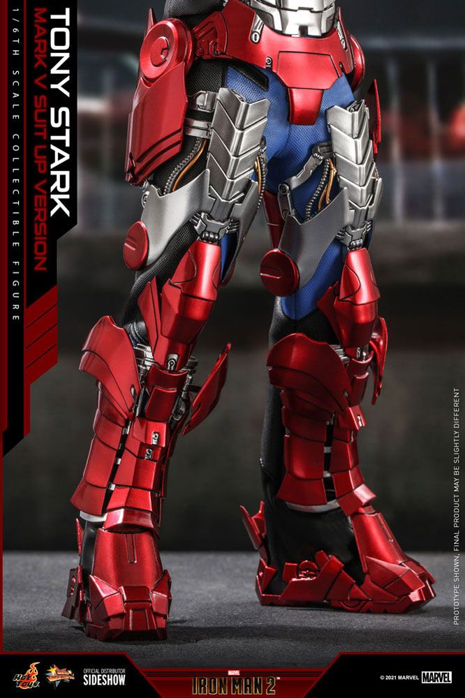 Iron Man 2 Movie - Tony Stark (Mark V Suit Up Version) - Masterpiece Action Figure 31 cm