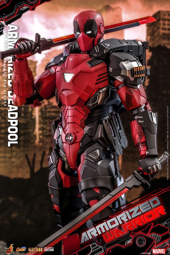 Marvel Comic - Armorized Deadpool - Masterpiece Action Figure 33 cm