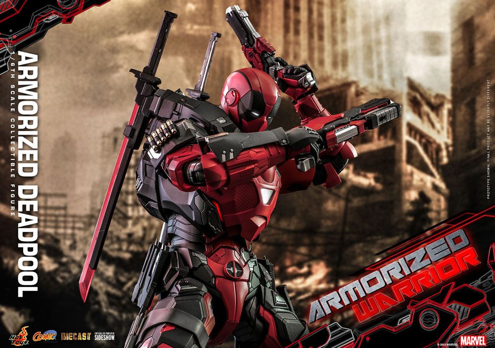 Marvel Comic - Armorized Deadpool - Masterpiece Action Figure 33 cm