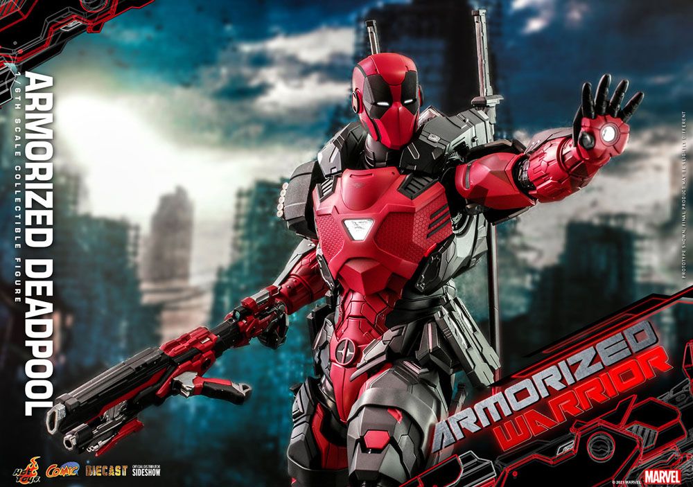 Marvel Comic - Armorized Deadpool - Masterpiece Action Figure 33 cm