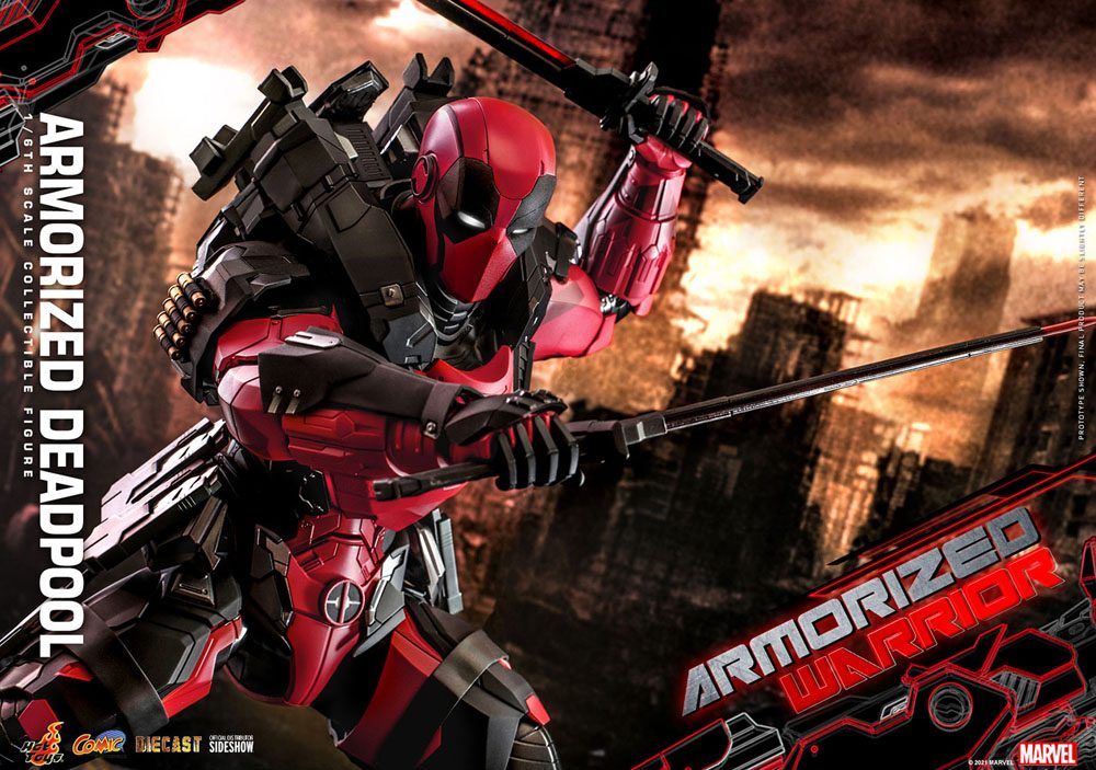 Marvel Comic - Armorized Deadpool - Masterpiece Action Figure 33 cm