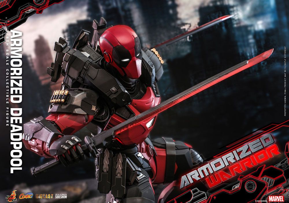 Marvel Comic - Armorized Deadpool - Masterpiece Action Figure 33 cm