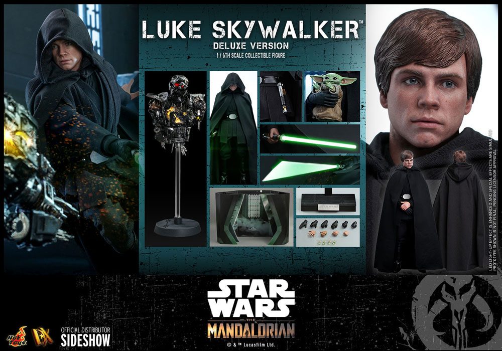 Star Wars The Mandalorian - Luke Skywalker (Deluxe Version) - 1/6 Action Figure 30 cm