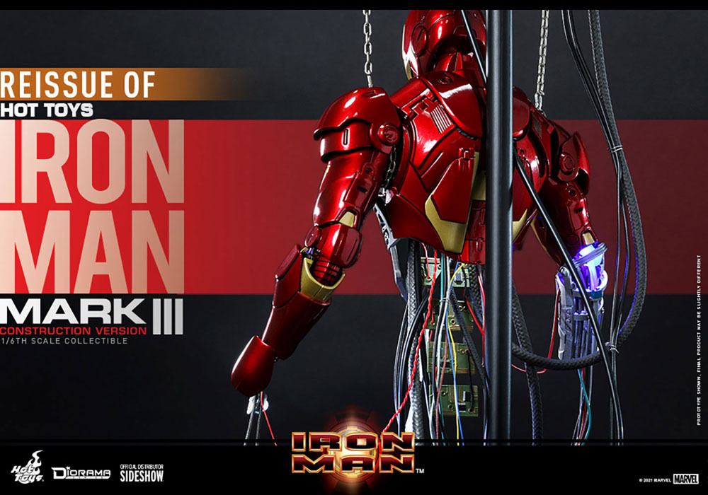 Iron Man Movie - Iron Man Mark III (Construction Version) - Masterpiece Action Figure 39 cm