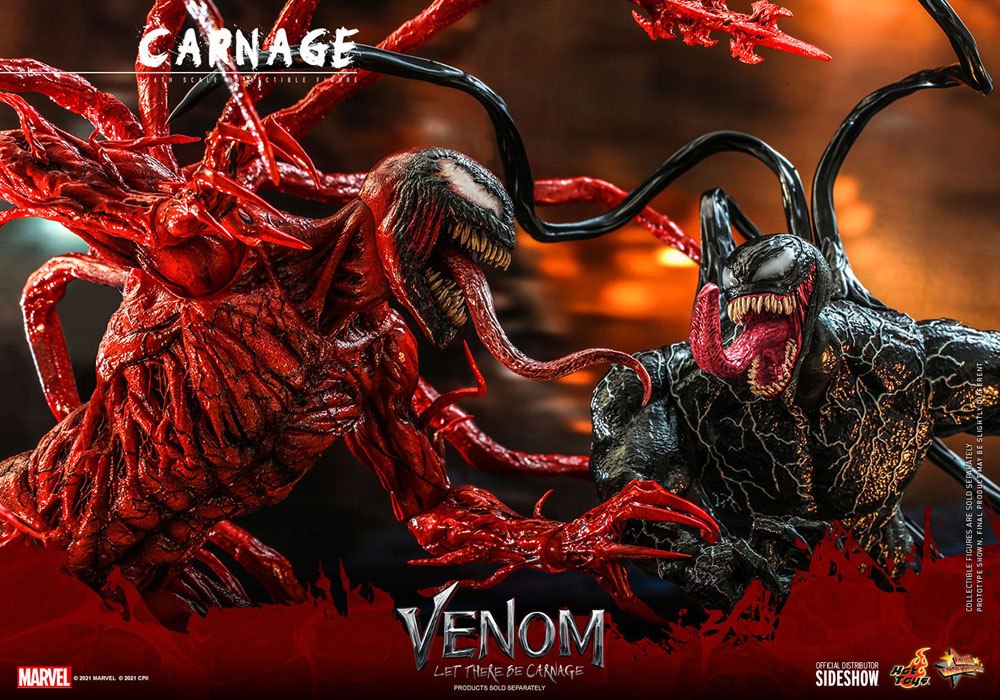 Venom: Let There Be Carnage Movie Masterpiece Series PVC Action Figure 1/6 Carnage Deluxe Ver. 43 cm