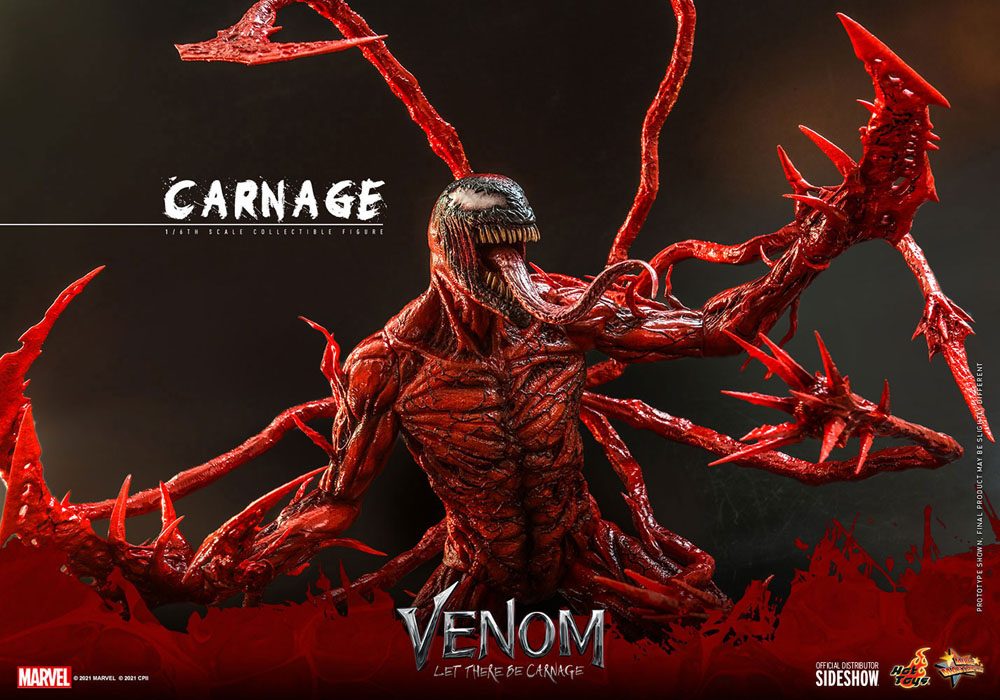 Venom: Let There Be Carnage Movie Masterpiece Series PVC Action Figure 1/6 Carnage 43 cm