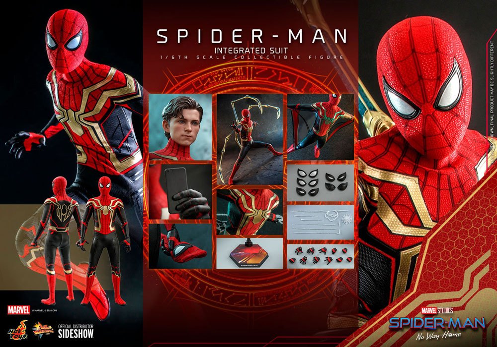 Spider-Man: No Way Home Movie Masterpiece Action Figure 1/6 Spider-Man (Integrated Suit) 29 cm