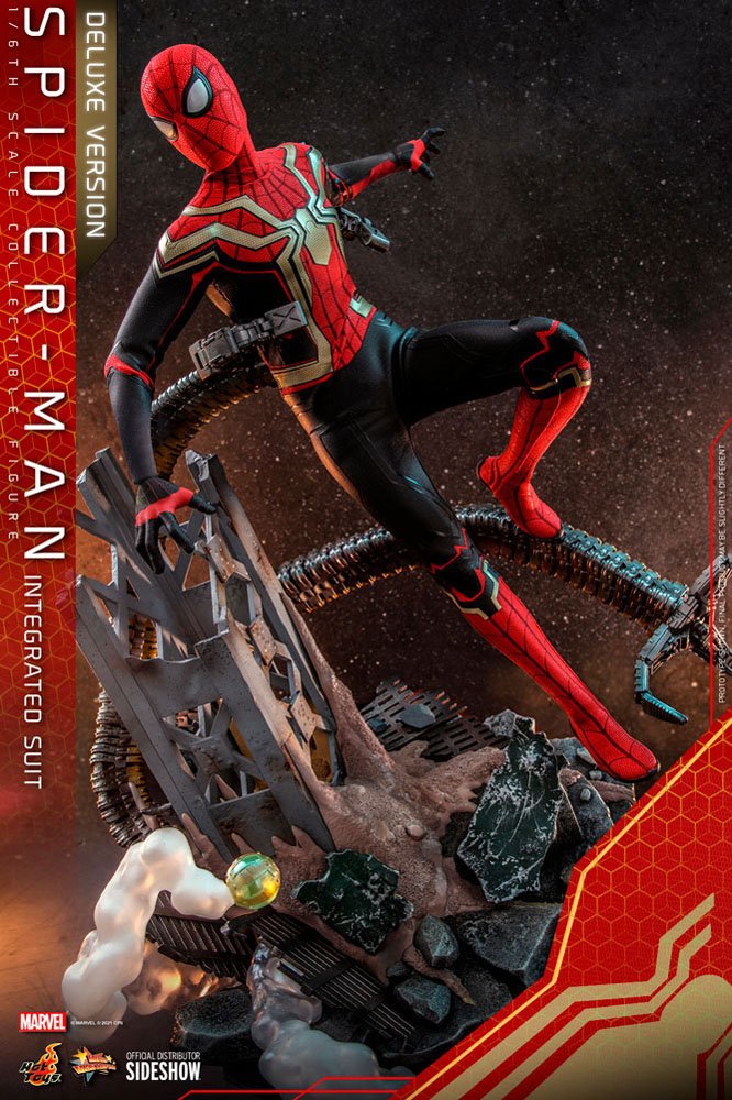 Spider-Man: No Way Home Movie Masterpiece Action Figure 1/6 Spider-Man (Integrated Suit) Deluxe Ver. 29 cm