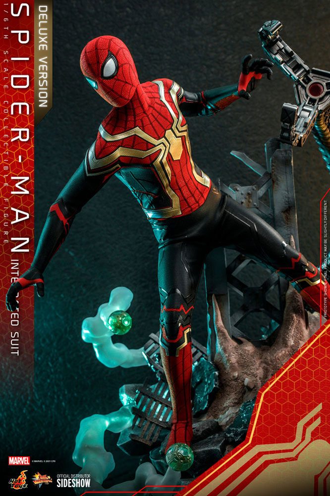 Spider-Man: No Way Home Movie Masterpiece Action Figure 1/6 Spider-Man (Integrated Suit) Deluxe Ver. 29 cm