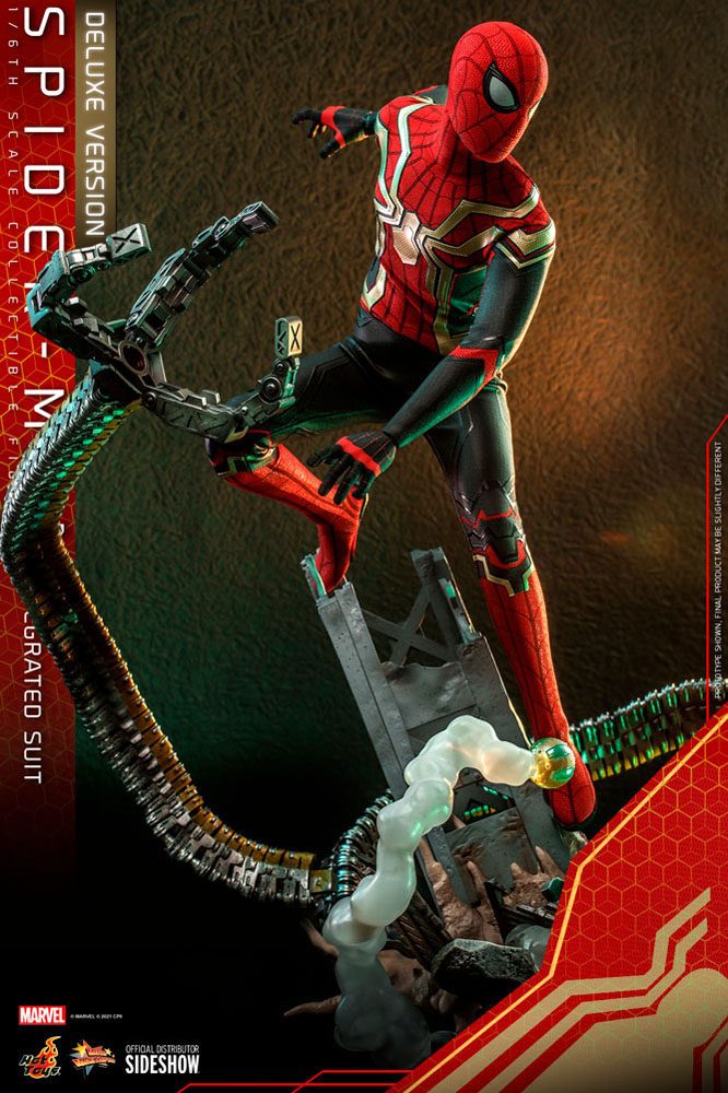 Spider-Man: No Way Home Movie Masterpiece Action Figure 1/6 Spider-Man (Integrated Suit) Deluxe Ver. 29 cm