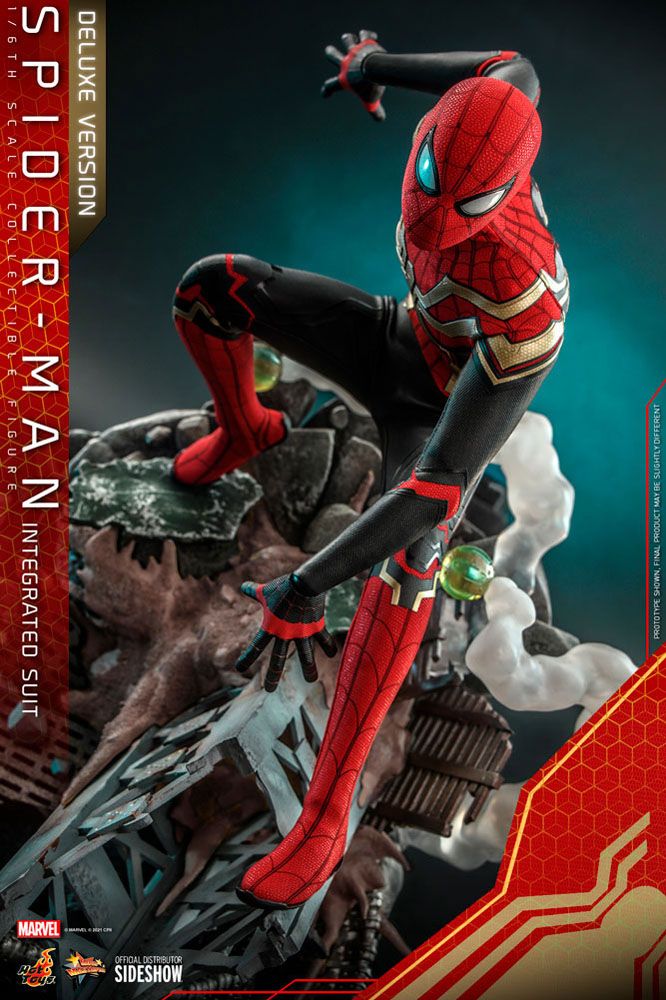 Spider-Man: No Way Home Movie Masterpiece Action Figure 1/6 Spider-Man (Integrated Suit) Deluxe Ver. 29 cm