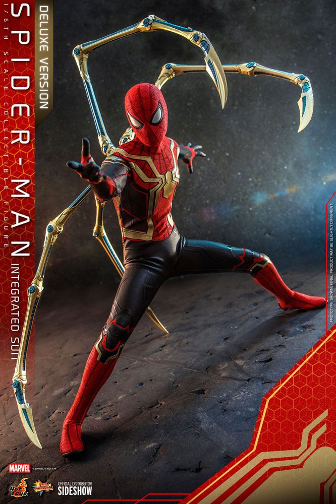 Spider-Man: No Way Home Movie Masterpiece Action Figure 1/6 Spider-Man (Integrated Suit) Deluxe Ver. 29 cm