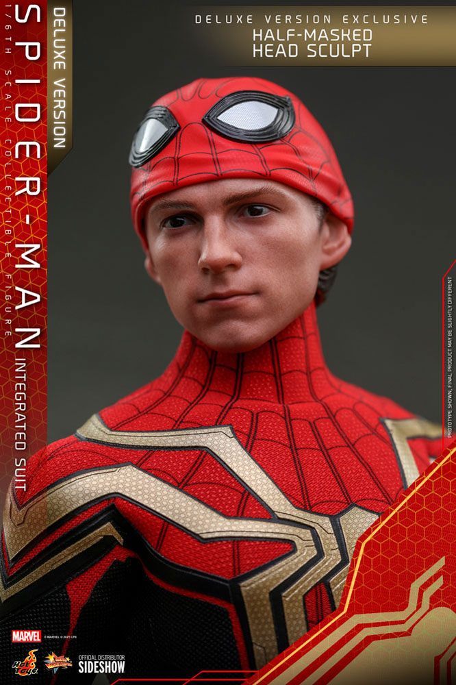 Spider-Man: No Way Home Movie Masterpiece Action Figure 1/6 Spider-Man (Integrated Suit) Deluxe Ver. 29 cm