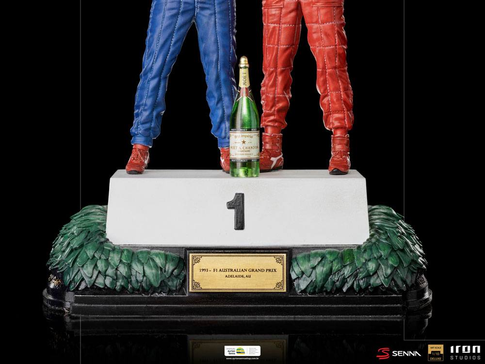 Ayrton Senna Deluxe Art Scale Statue 1/10 Alain Prost &amp; Ayrton Senna (The Last Podium 1993) 27 cm