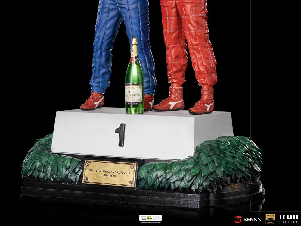 Ayrton Senna Deluxe Art Scale Statue 1/10 Alain Prost &amp; Ayrton Senna (The Last Podium 1993) 27 cm