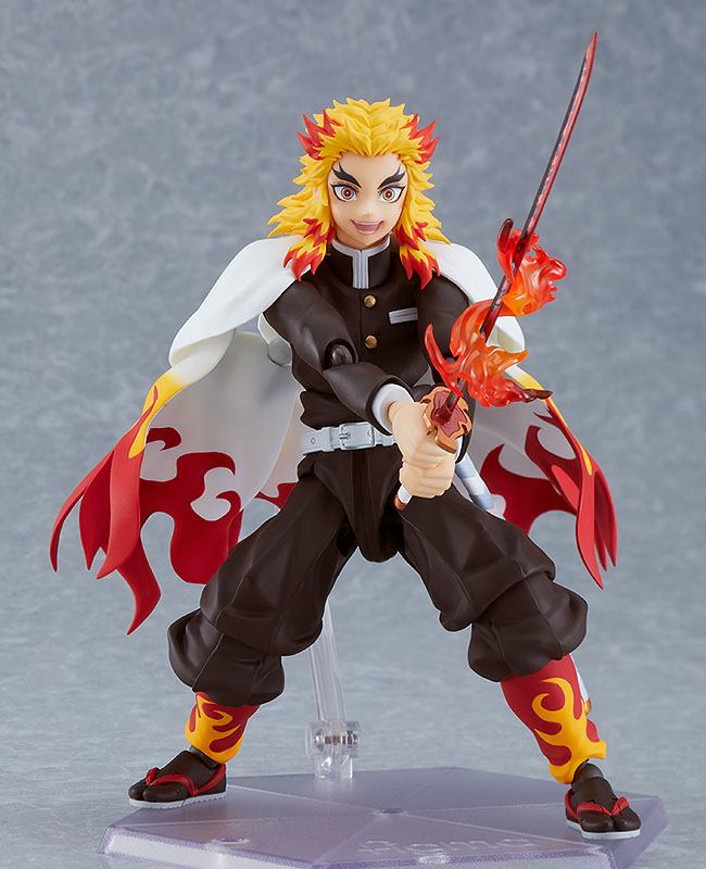 Demon Slayer: Kimetsu no Yaiba Figma Action Figure Kyojuro Rengoku 15 cm