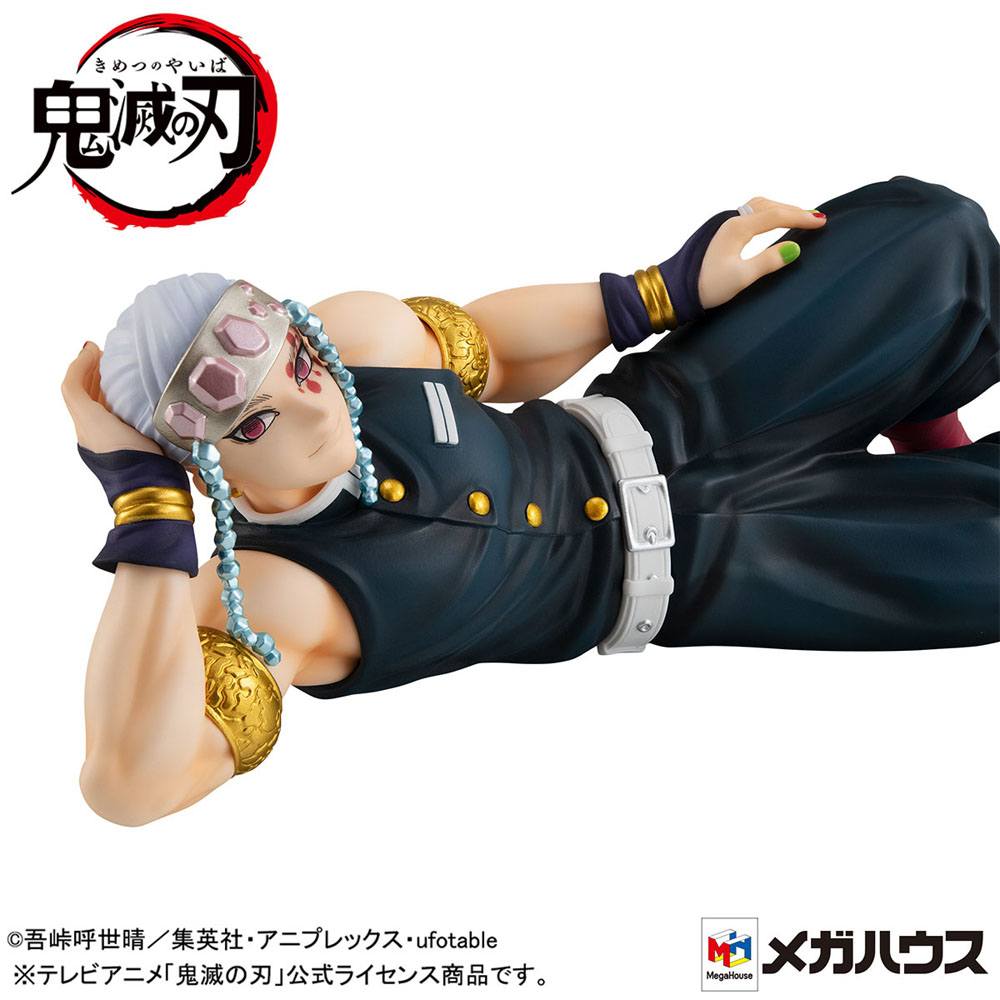 Demon Slayer Kimetsu no Yaiba G.E.M. PVC Statue Uzui-san Palm Size Edition Deluxe 19 cm