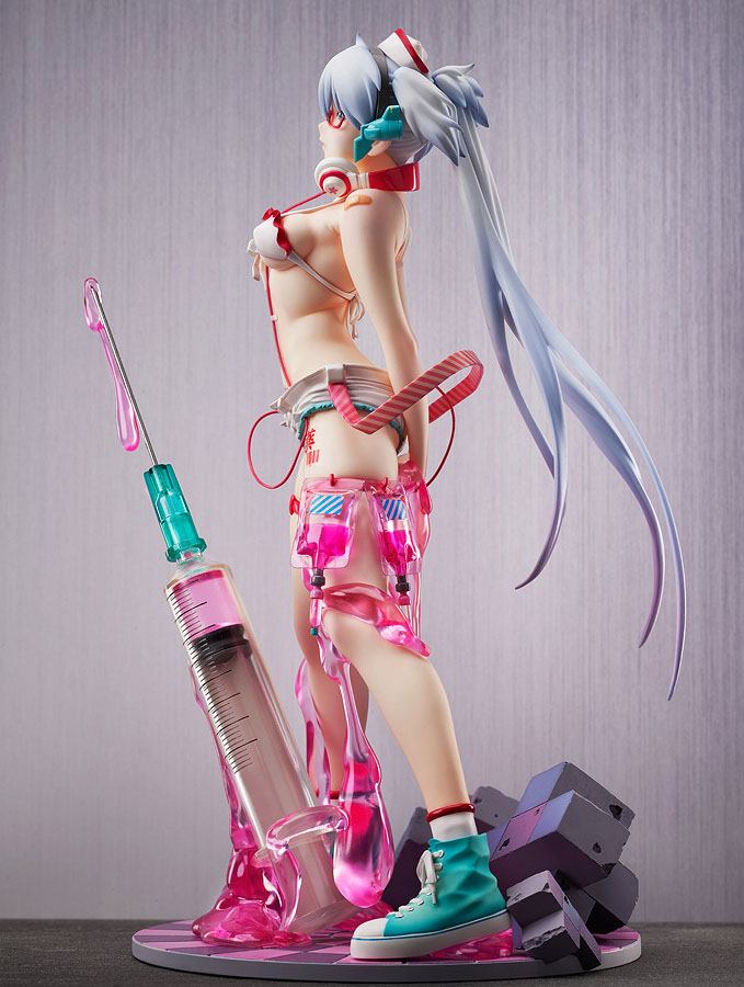 Mebae&#39;s Original Character PVC Statue 1/6.5 Sakurako&#39;s Injection! 25 cm