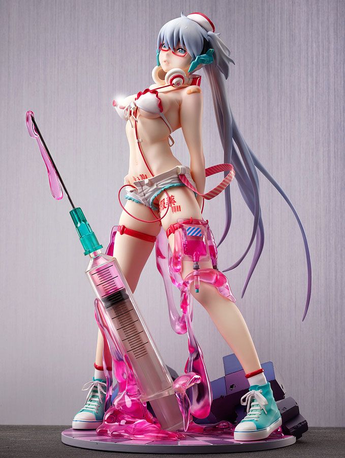 Mebae&#39;s Original Character PVC Statue 1/6.5 Sakurako&#39;s Injection! 25 cm