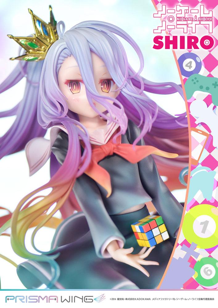 No Game No Life Prisma Wing PVC Statue 1/7 Shiro 27 cm