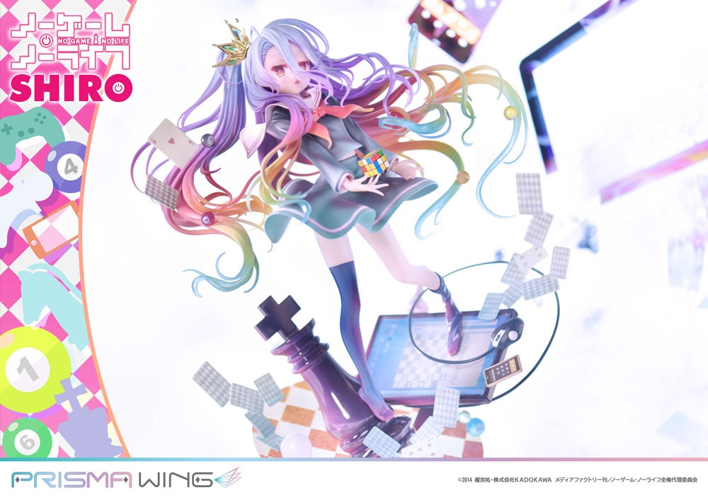 No Game No Life Prisma Wing PVC Statue 1/7 Shiro 27 cm