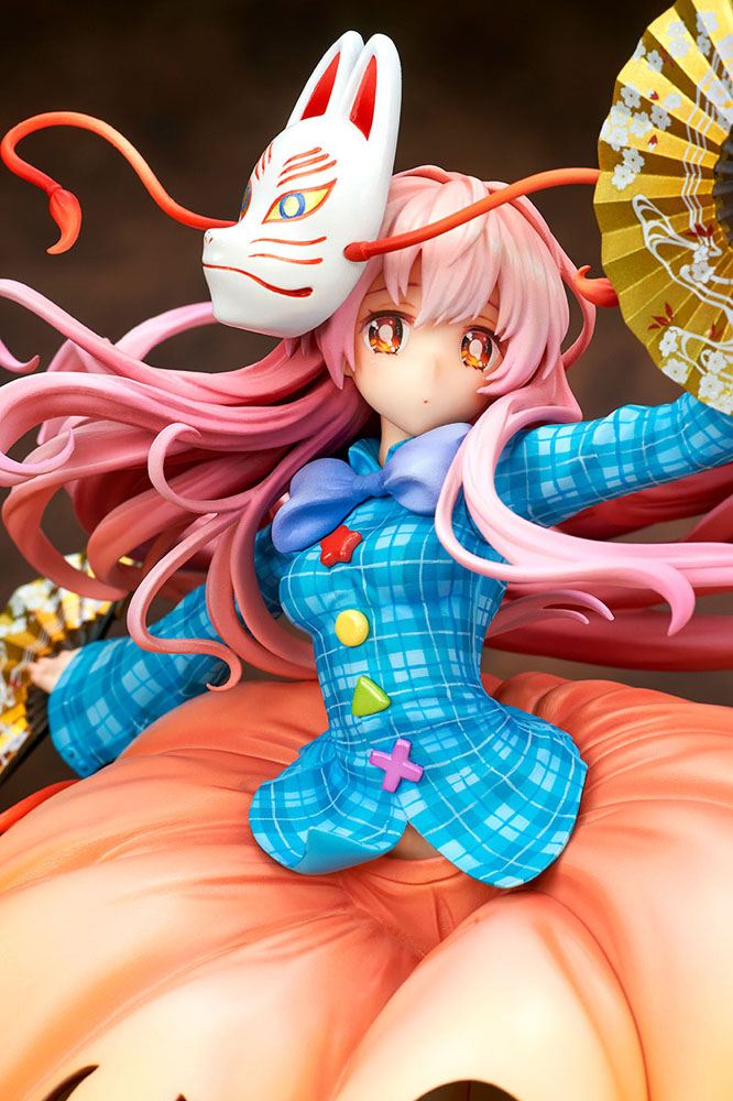 Touhou Project Statue 1/8 Kokoro Hatano Expressive Poker Face Light Equipment Ver. 21 cm