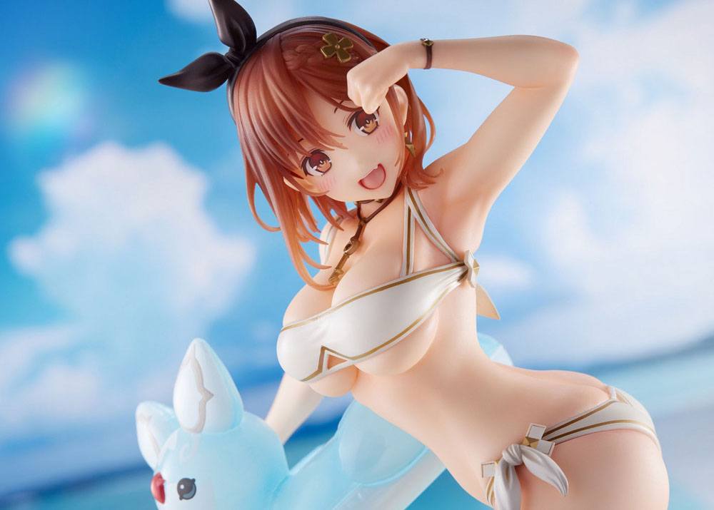 Atelier Ryza 2 Lost Legends &amp; The Secret Fairy PVC Statue 1/6 Ryza White Swimwear Ver. 27 cm