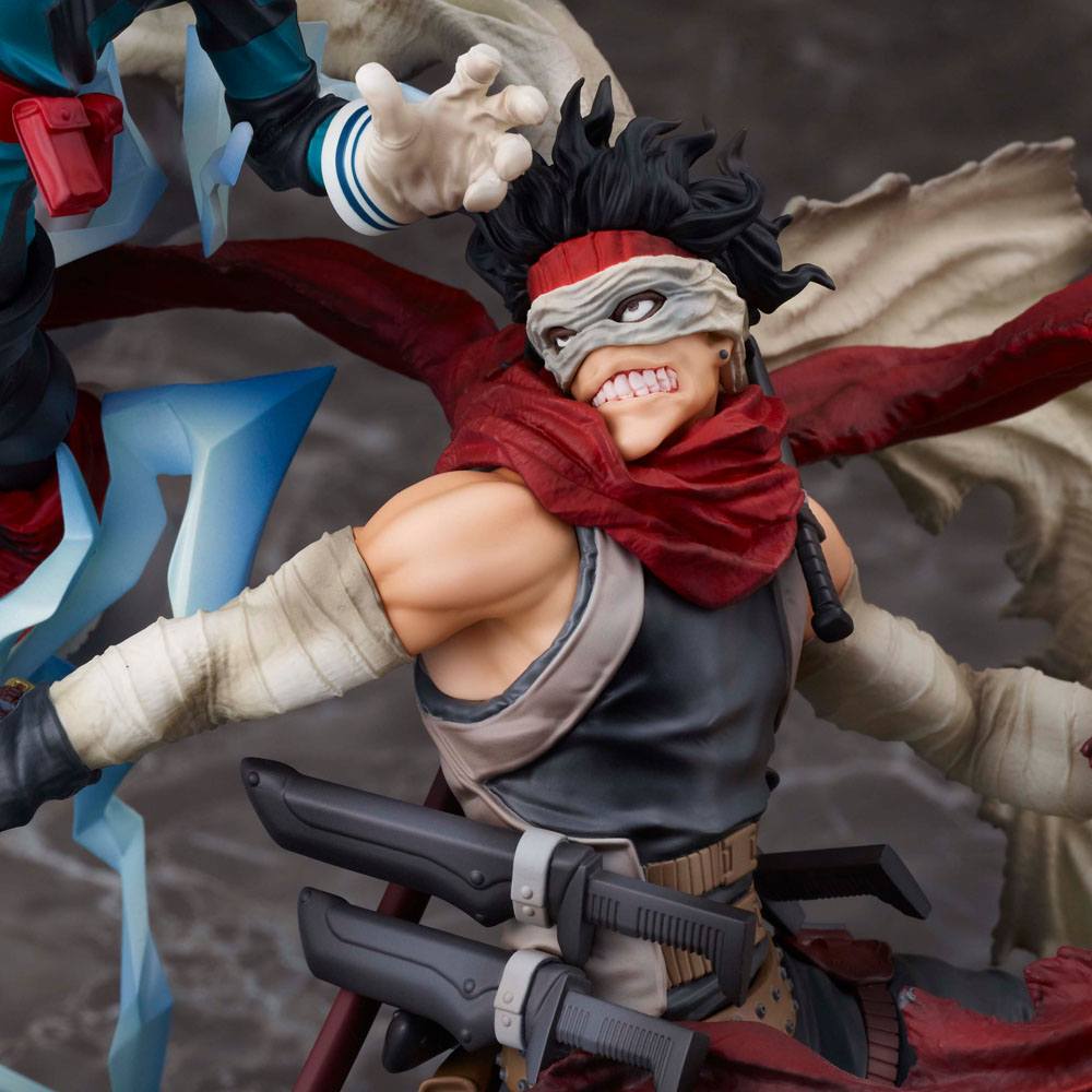 My Hero Academia PVC Statue Izuku Midoriya vs. Stain 30 cm